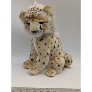 Hansa Safari Sitting Cheetah Cub Cat Plush 13 Inch 2992 2015 Stuffed Animal Toy